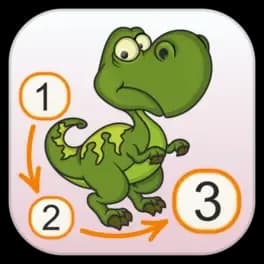 Dinosaurs - Connect the Dots and Add Colors