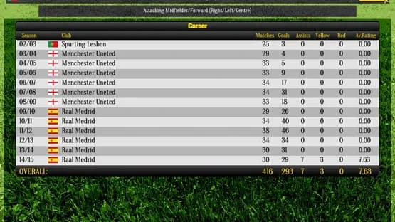 Global Soccer Manager — Screenshoty