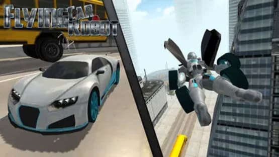 Flying Car Robot Flight Drive Simulator Game 2017 — Screenshoty