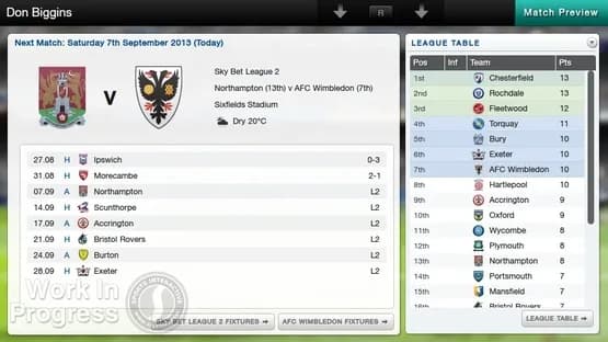 Football Manager Classic 2014 — Screenshoty