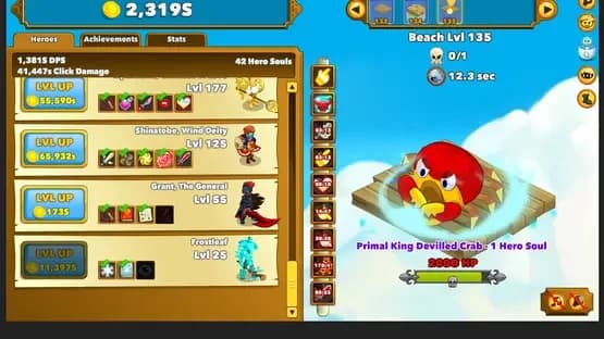 Clicker Heroes — Screenshoty