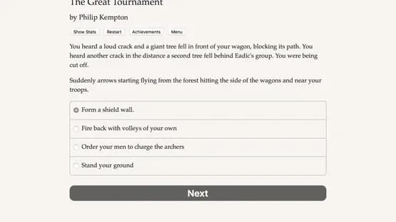 The Great Tournament — Screenshoty