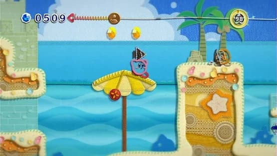 Kirby's Epic Yarn — Screenshoty