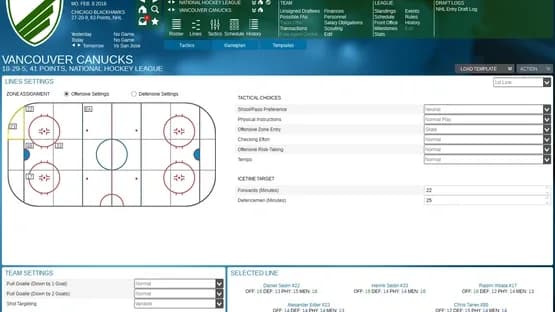 Franchise Hockey Manager 2 — Screenshoty