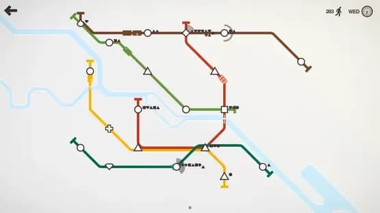 Mini Metro — Screenshoty