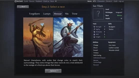 Conclave — Screenshots