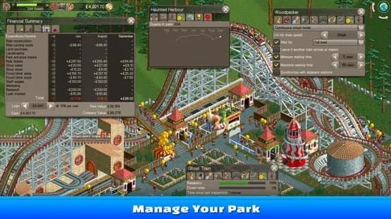 RollerCoaster Tycoon Classic — Screenshoty