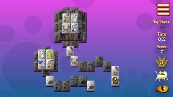 Meow-Jong Solitaire — Screenshoty