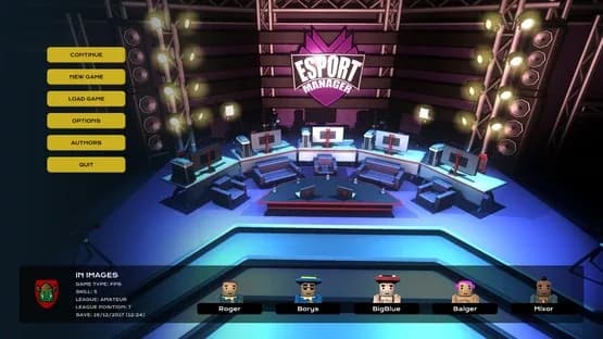 ESport Manager — Screenshoty