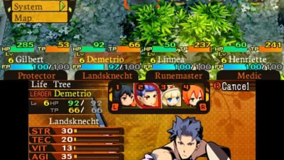 Etrian Mystery Dungeon — Screenshoty