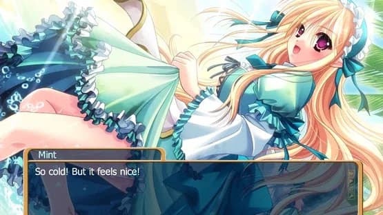 A dragon girl looks up at the endless sky — Screenshoty