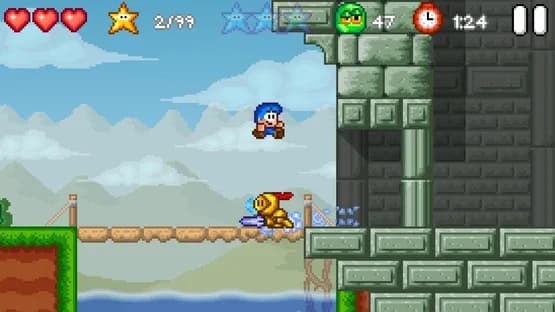 Bloo Kid 2 — Screenshoty