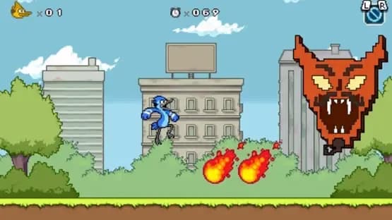 Regular Show: Mordecai and Rigby in 8-Bit Land — Screenshoty