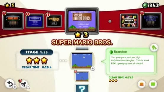 NES Remix — Screenshoty