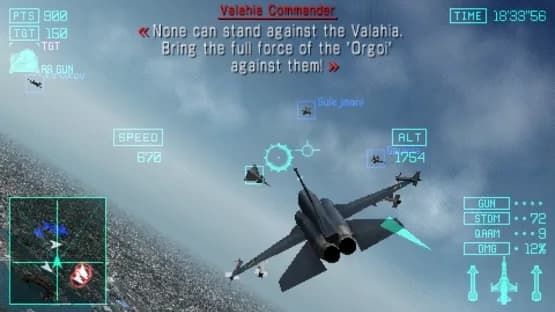 Ace Combat: Joint Assault — Screenshoty