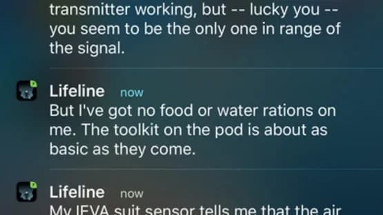 Lifeline — Screenshoty