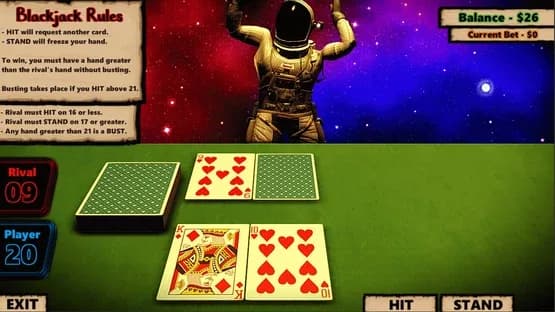 Blackjack In Space — Screenshots