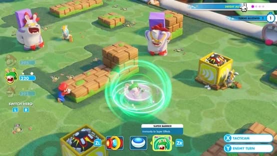 Mario + Rabbids Kingdom Battle — Screenshoty