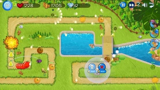 Fruit Tower Defense — Screenshoty