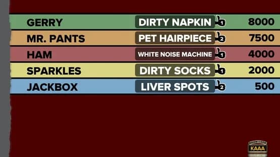 Fibbage XL — Screenshoty