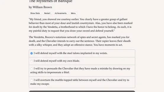The Mysteries of Baroque — Screenshoty