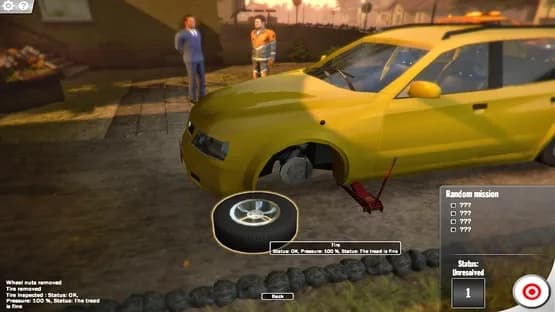 Roadside Assistance Simulator — Screenshoty