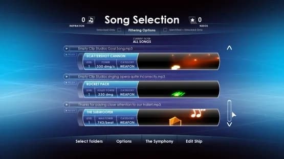 Symphony — Screenshoty