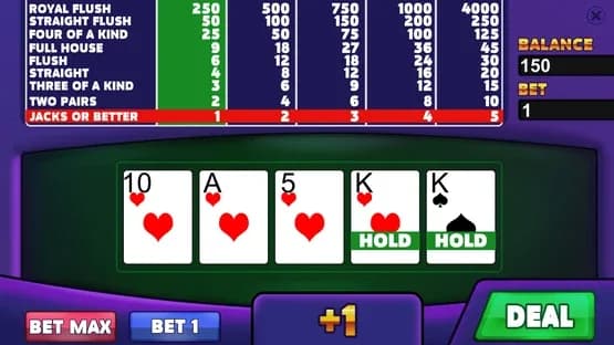 Royal Casino: Video Poker — Screenshoty