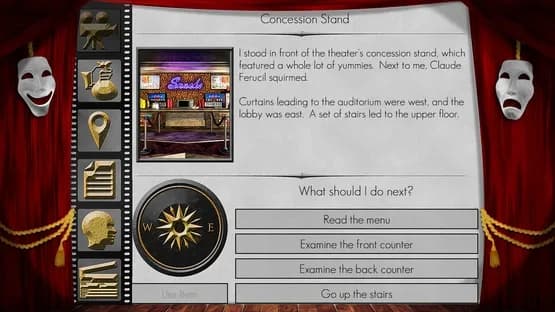 The Filmmaker - A Text Adventure — Screenshoty