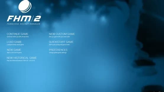 Franchise Hockey Manager 2 — Screenshoty