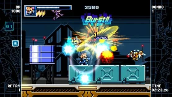 Mighty Gunvolt Burst — Screenshoty