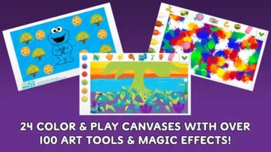 Sesame Street Art Maker — Screenshoty