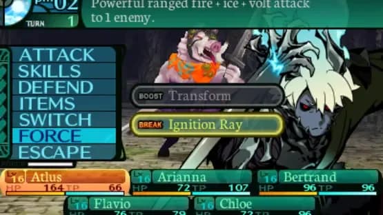 Etrian Odyssey 2 Untold: The Fafnir Knight — Screenshoty