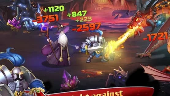 Tap Knights: Heroes & Monsters — Screenshoty