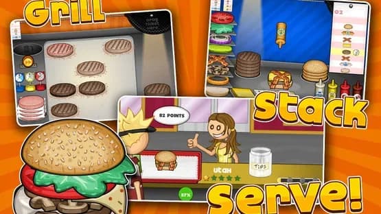 Papa's Burgeria HD — Screenshoty