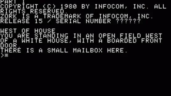 Zork — Screenshoty