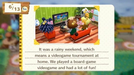 Animal Crossing: Amiibo Festival — Screenshoty