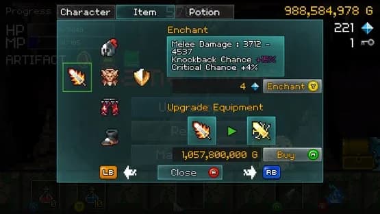 Buff Knight Advanced — Screenshots