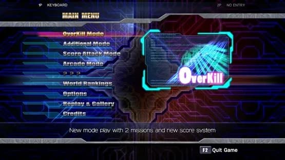 Raiden IV OverKill — Screenshoty