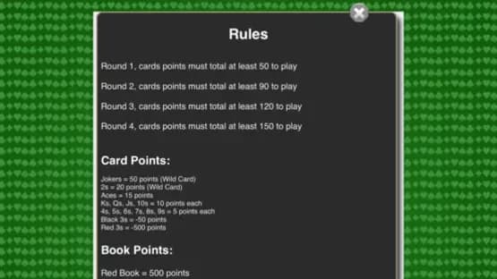 Hand and Foot Card Game — Screenshoty