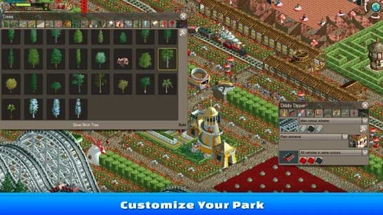 RollerCoaster Tycoon Classic — Screenshoty