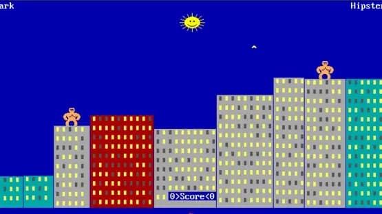 Qbasic Gorillas — Screenshots