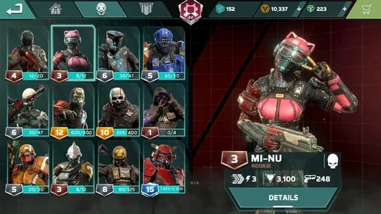 Modern Combat Versus — Screenshoty