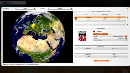 International Basketball Manager — Screenshots