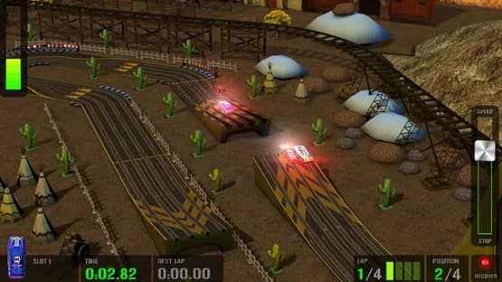 HTR+ Slot Car Simulation — Screenshots