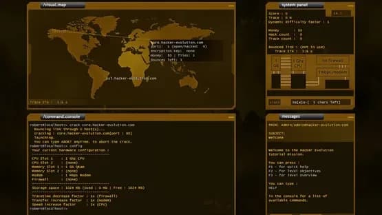 Hacker Evolution — Screenshots