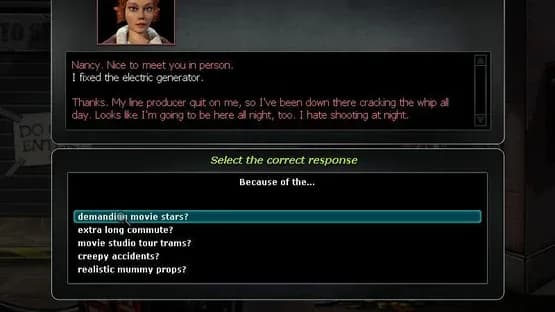 Nancy Drew Dossier: Lights, Camera, Curses! — Screenshots