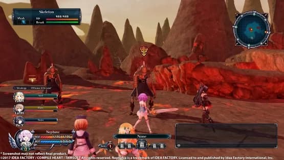 Cyberdimension Neptunia: 4 Goddesses Online — Screenshoty
