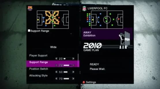 Pro Evolution Soccer 2010 — Screenshoty