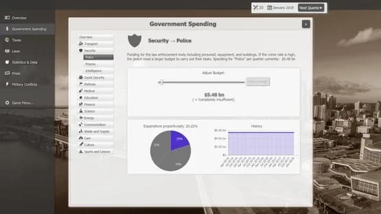 Government Simulator — Screenshots